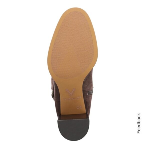 Vionic $275 Valora Tall Boot Chocolate Ganache Suede Sz 10 Wide NIB! - Picture 6 of 6